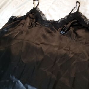 Shein Silky Black Nightgown